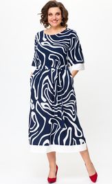 Платье Karina Delux М-1245 синий