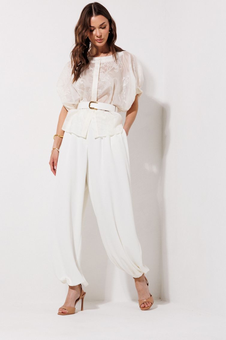 Блузка Люше арт. 4382 молоко