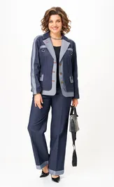 Suit Aira Style 24239 sinij