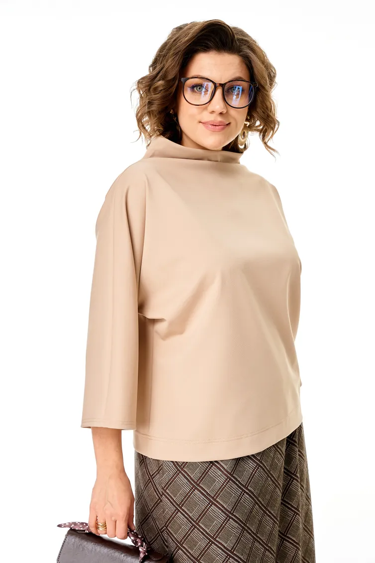 Zestaw Anastasia #1284 bezhevyj/kletka