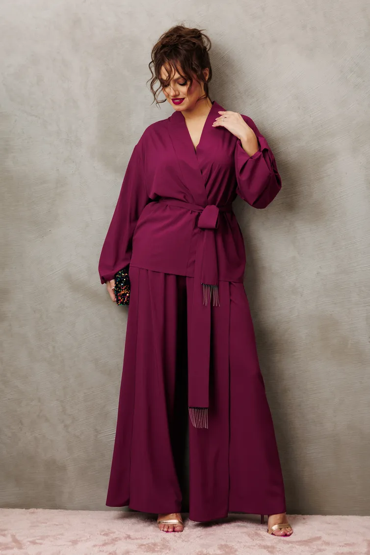 Suit Anastasia #1063.1 marsala