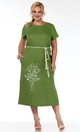 Dress LadyThreeStars 2480 zelenyj