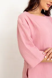 Blouse TOOK A LOOK & Angelika #TB-43m rozovoe oblako