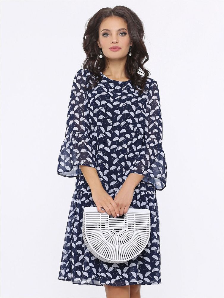 Платье DS Trend арт. П-1516 (Прозрачные намерения, акцент)