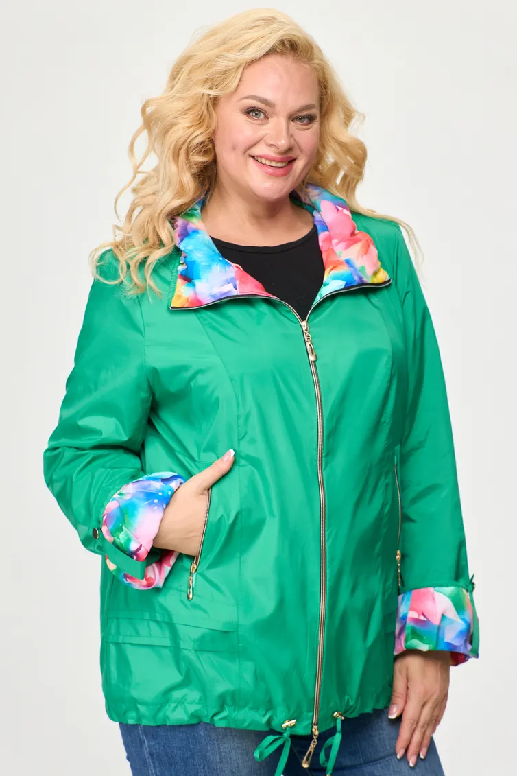 Куртка Трикотекс-Стиль арт. Л 1547 зелень