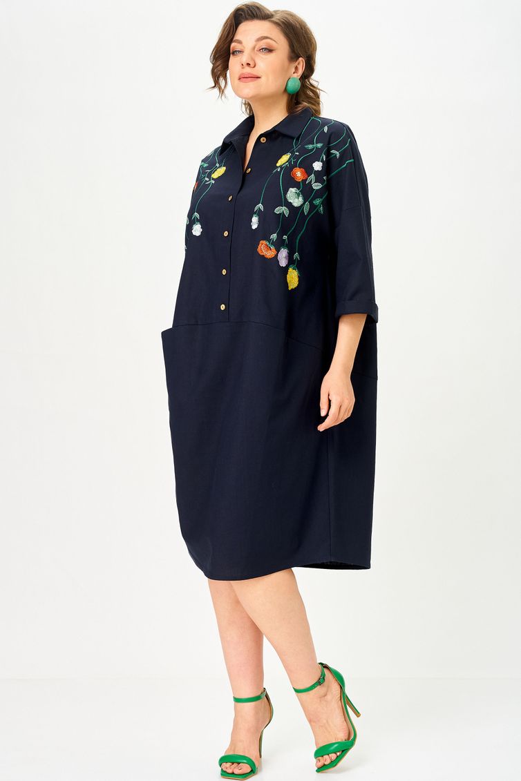 Платье SOVA арт. 11318 синий