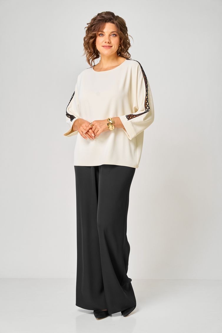 Костюм Rumoda арт. 2275 дл.р. молочный-черный