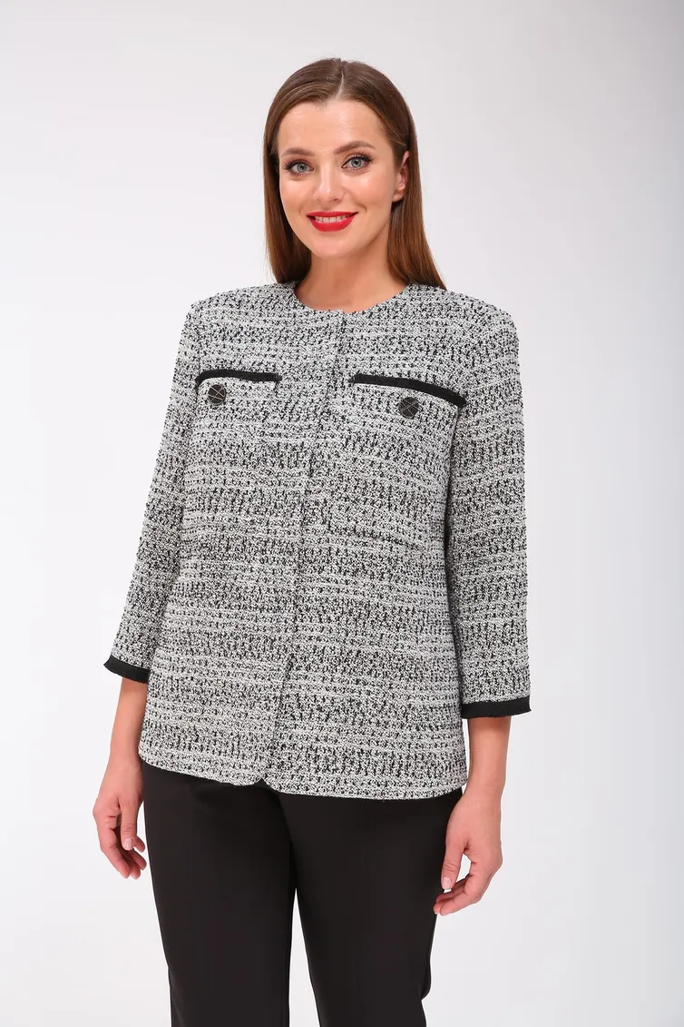 Zestaw Vilena-fashion #745 cherno-belyj+chernyj