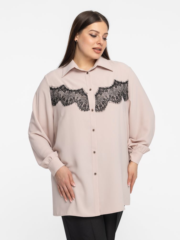 Блузка Avila арт. 1013 пудровый