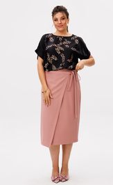 Юбка Anelli Laurel 1858 пыльная роза