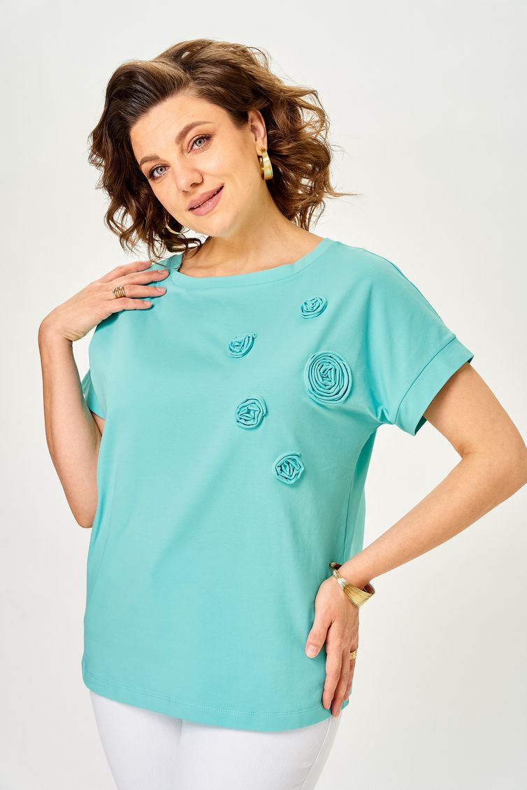 Блузон Rumoda арт. 2288 бирюзовый