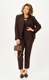 Suit Vilena-fashion 1177 shokolad