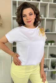 Блузки, туники Rumoda арт. 2132 белый