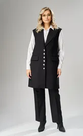 Waistcoat Ava fashion M-242 chernyj