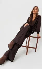 Trousers, overalls, shorts Люше 4468 korichnevyj