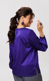 Bluzka Anelli Laurel 1595 indigo