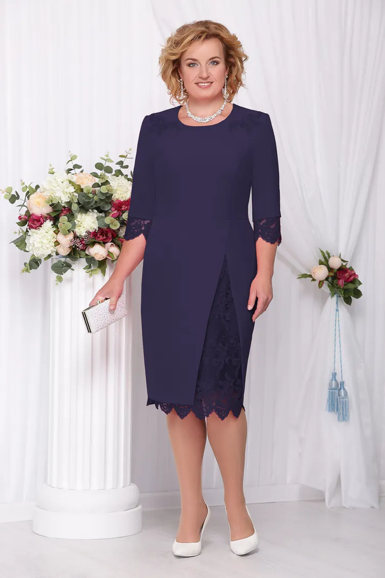 Платье Нинель арт. 261 синий