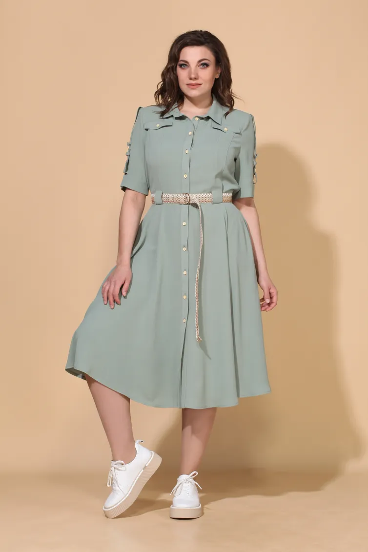 Sukienka Vilena-fashion #642 svetlaya polyn
