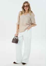 Bluzka LM project #M 0192 bezhevaya