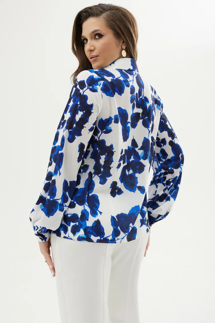 Bluzka MALI #623-074 golubye cvety