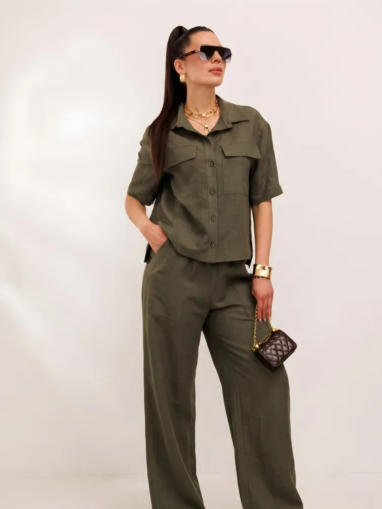 Костюм Galean Style арт. 982.1 св-хаки