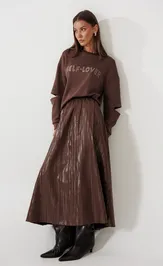 Spódnica Люше 4493 shokolad