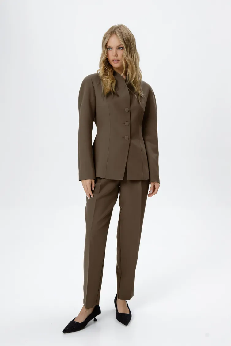 Trousers Pirs #6292 korichnevyj