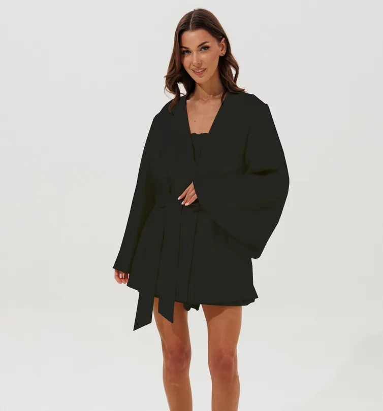 Sweter V&N fashion #1165_chyornyj