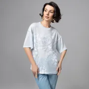 T-Shirt CHARUTTI #Budu tebe snitsya (goluboj melanzh)