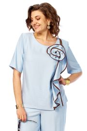 Suit Olga Style #S1028 goluboj