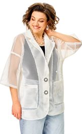 Жакет Anastasia 1349 молочный