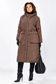 Płaszcz LS #8295 shokolad