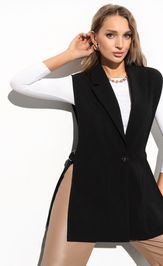 Kamizelka CHARUTTI Sama sebe boss (blek)