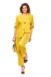 Suit Olga Style #S1013 gorchica
