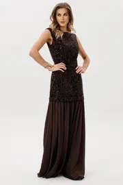 Dress EOLA #2991 shokolad