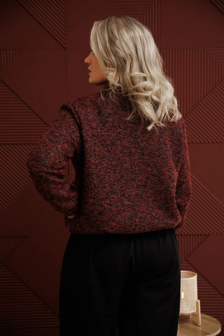 Żakiet Anastasia #1410 bordo