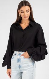 Blouse VIZAVI 736 chernyj