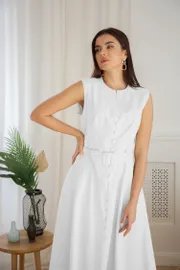 Sukienka Ladis Line #1352 bel