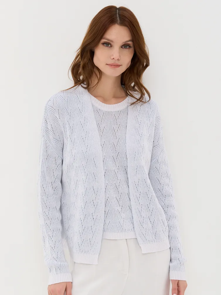 Sweter Newvay #9231-91032 bel/tumannaya rosa