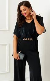 Overall Beautiful & Free 6391 chernyj/prozrachnyj
