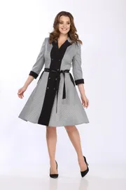 Sukienka Vilena-fashion #775 lapka cherno-belaya