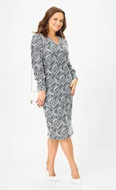 Платье Galean Style 952 графит штрих