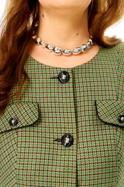 Garnitur Anastasia MAK #1354 Zeleno-chernyj