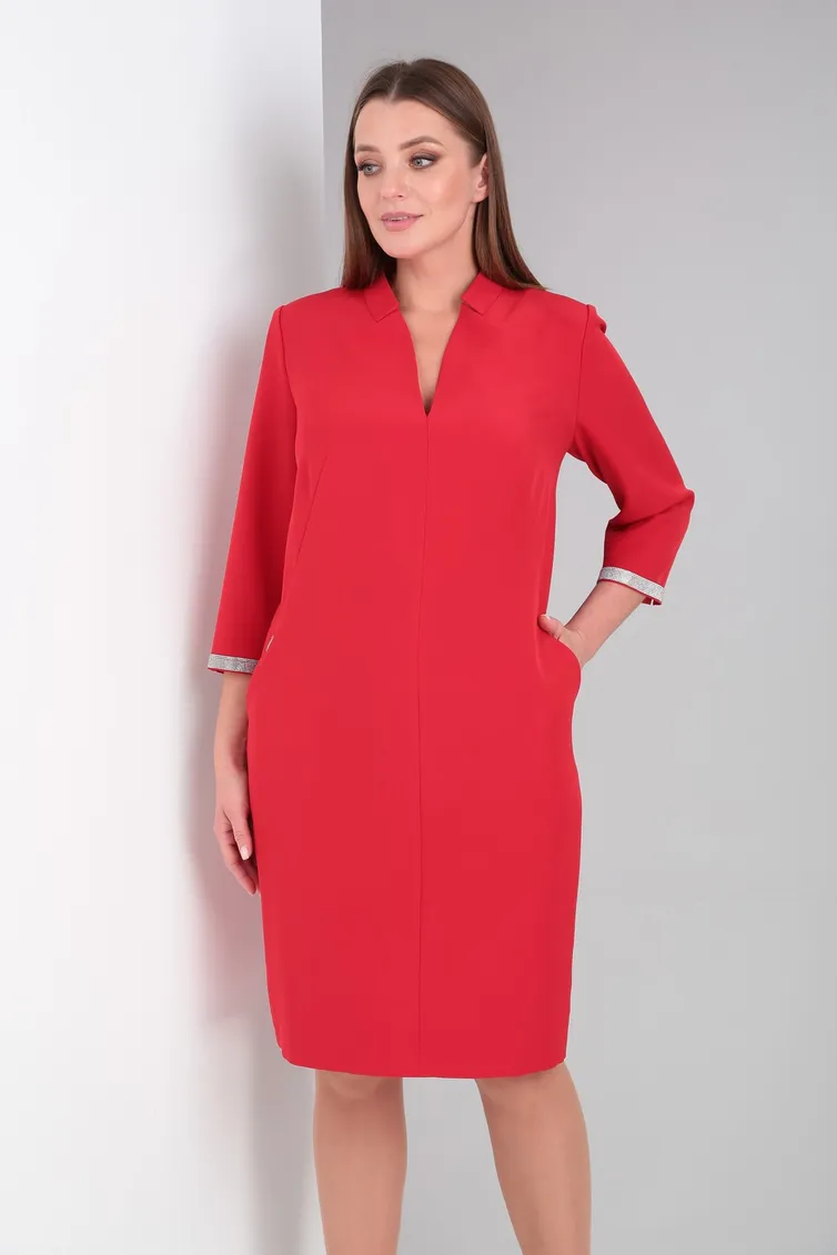 Sukienka Vilena-fashion #770 krasnyj