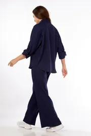 Garnitur Vilena-fashion #878 temno-sinij