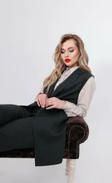 Zestaw SandyNA 130560 chernyj v izumrudnuyu tochku