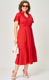 Dress EVA GRANT 7325V krasnyj