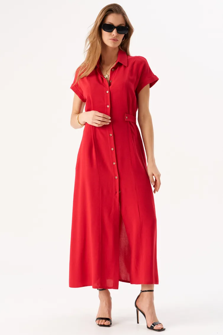 Dress Romgil #RT0060-VI4 malinovo-krasnyj