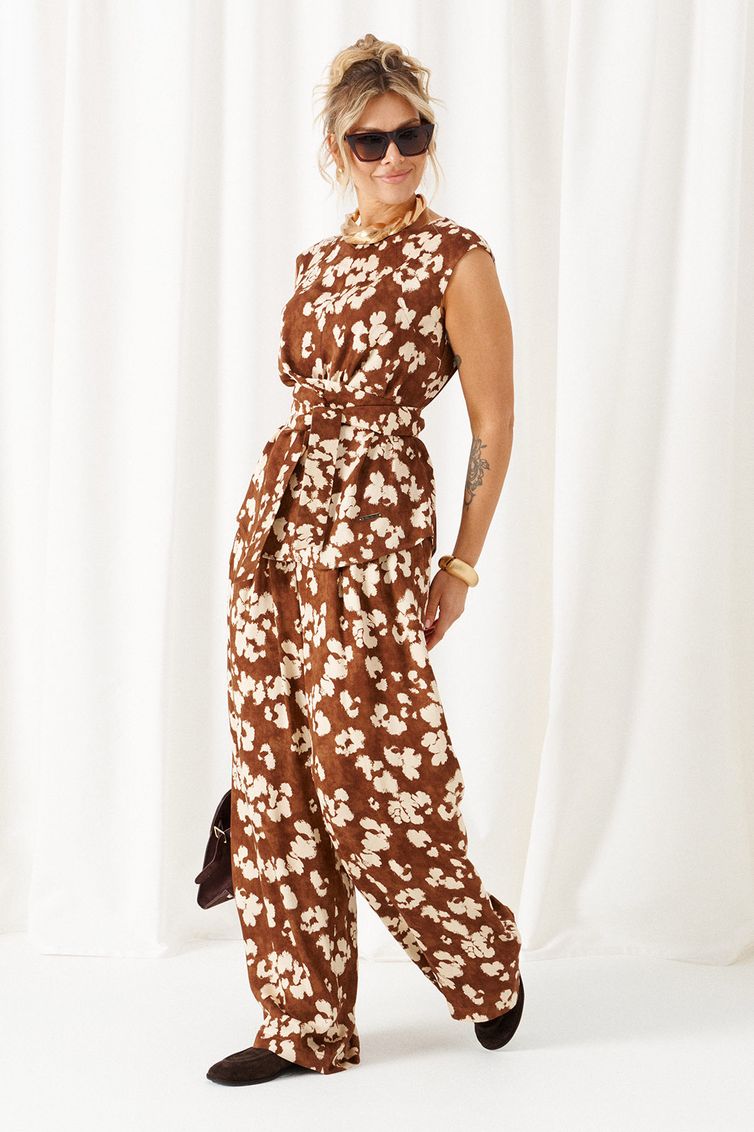 Костюм Beautiful & Free арт. 6476 молочный-коричневый