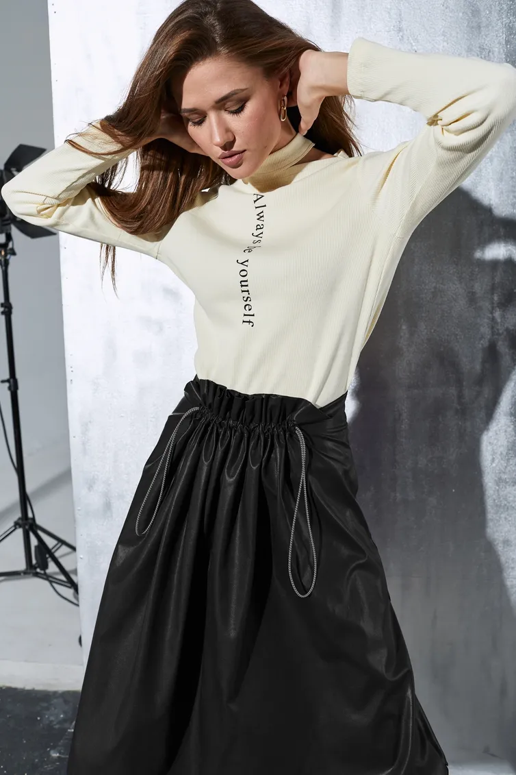 Spódnica LUNA #M-013 chernyj